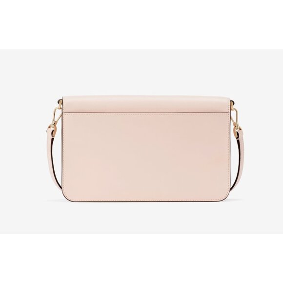 New Kate Spade Madison Medium Flap Convertible Crossbody Conch Pink - Picture 3 of 5